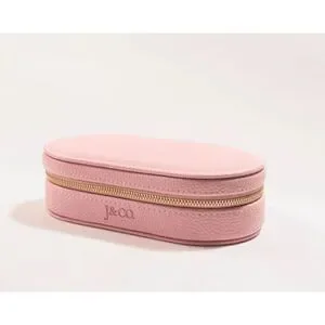 Leather Mini Oval Jewelry Box