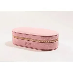 Leather Mini Oval Jewelry Box
