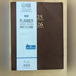 Leather Planner 2025 - 2026 Work From Home Series Leather Planner 2025 - 2026 Work From Home Series