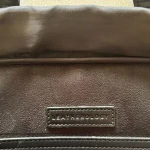 Leatherology Ebony Slim Laptop Briefcase Without Shoulder Strap