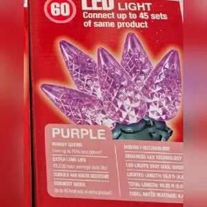 LED STAY COOL String Light Set Each 60 Lights 15.9 Ft Length NIB