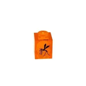 LEGO Jurassic Park World Mosquito Amber Trans Orange Brick 1x1 Dinosaur DNA