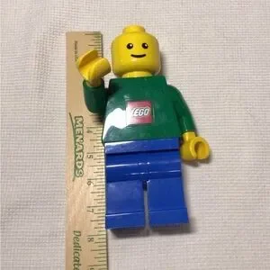Lego LED Flashlight 8” Solar Powered Figure Torch Lrgfigurine Rare Not Lighting‌