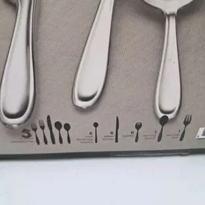 Lenox Barnaby-Cantera 45 Piece Set 18/10 Stainless Serves 5 Flatware NIB Vietnam
