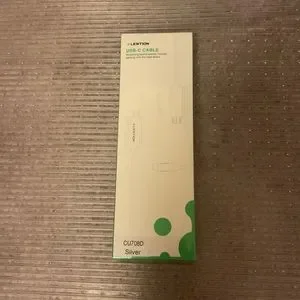 Lention USB-C Cable in silver color