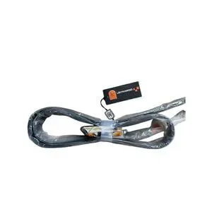 Leonardo Black Leather Belt For Men - 40 Inch