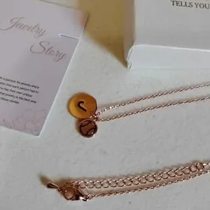 Letter J necklace with baseball charm