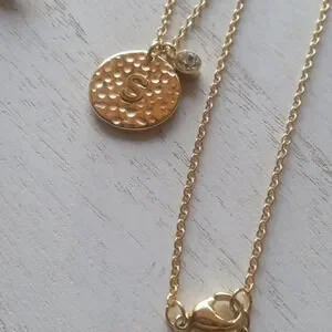 Letter S Necklace NEW