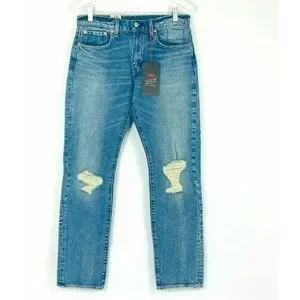 Levi's 502 Taper Distressed Jeans 31x32 NEW Justin Timberlake Fresh Leaves