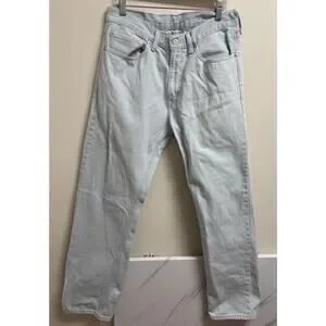 Levi’s 505 Men’s Jeans 32x32 Light Wash Straight Fit USA Denim W32 L32
