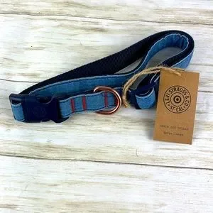 Levi’s Denim Dog Collar – Limited Edition XL (20–30” Up To 90 Lbs)