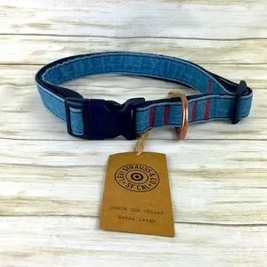Levi’s Denim Dog Collar – Limited Edition XL (20–30” up to 90 lbs)
