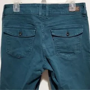 Levi's Women's Straight Leg Jeans - Teal/Green