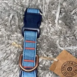 Levi Strauss Blue Dog Collar