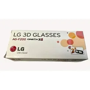 LG 3D Glasses AG-F200 Cinema 3D 2pack NIB Orange White