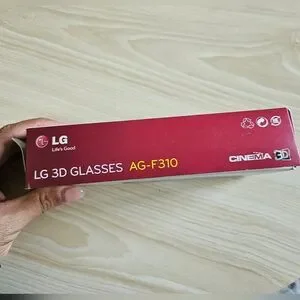 LG Cinema 3D Glasses - Black AG-F310 2 Pair