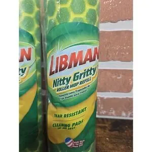 Libman Nitty Gritty Roller Mop Refill Tear Resistant - New Lot Of 2