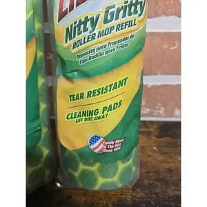 Libman Nitty Gritty Roller Mop Refill Tear Resistant - New Lot Of 2