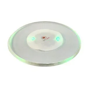 Light-Up LED 4 Inch Coaster With Color Changing Effects Set Of 2
