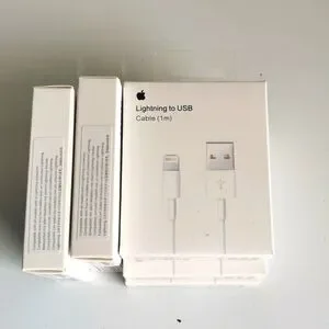 LIGHTNING TO USB CABLE (1m) Pack of 5