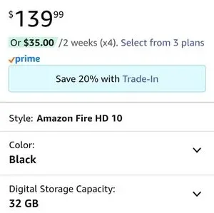 Like New Kindle HD 10 Tablet - Black