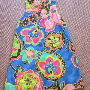 Lilly Pulitzer Girls Vibrant Floral Sleeveless Dress