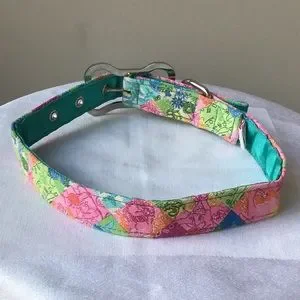 Lilly Pulitzer NWOT Large Dog Collar Unique Pattern
