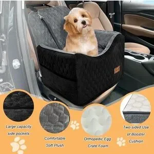 Lingusta Extra High Booster Pet/dog Car Seat- New With Tags- Pets Up To 35 Lbs