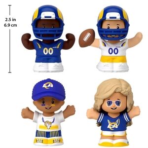 Little People - NEW Los Angeles Rams Little People Collector Set NFL California