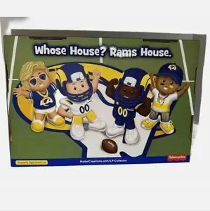 Little People - NEW Los Angeles Rams Little People Collector Set NFL California