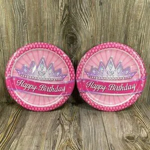 Little Princess Girls 1st Birthday Party Supply Kit Lot Set Bundle