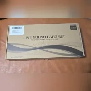 Live Sound Card Microphone Set