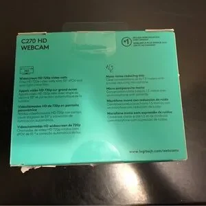 Logitech C270 HD Webcam. HD Video Calls. New In Sealed Box