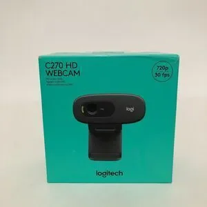 Logitech C270 HD Webcam Video Conferencing Meeting 720p