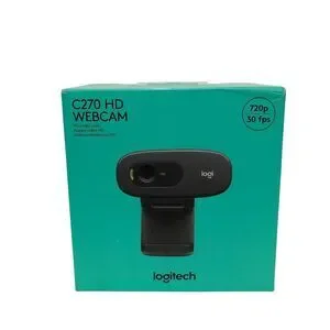 Logitech C270 HD Webcam Video Conferencing Meeting 720p