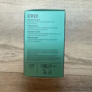 Logitech C922 Pro Stream 1080 Video Streaming Recording And Video Calling Black