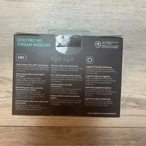 Logitech C922 Pro Stream 1080 Video Streaming Recording And Video Calling Black