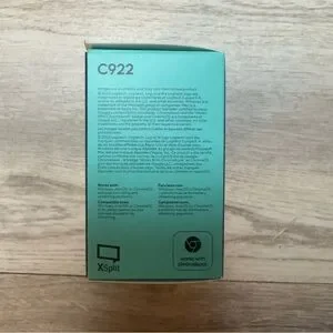 Logitech C922 Pro Stream 1080 Video Streaming Recording And Video Calling Black