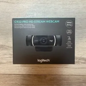 Logitech C922 Pro Stream 1080 Video Streaming Recording and Video Calling Black