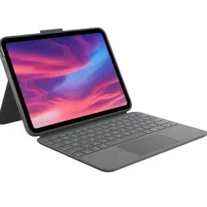 Logitech Combo Touch Detachable 10th Gen iPad Keyboard Case in Oxford Gray