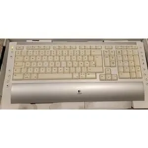 Logitech Cordless Desktop S530 Laser For Mac Keyboard Mouse Receiver Is Wrapped