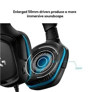 Logitech G432 Wired Gaming Headset 7.1 Surround Sound DTS Headphone W/O Box