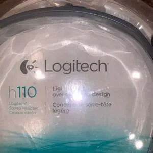 Logitech H110 Stereo Headset With Noise-Canceling Mic - New