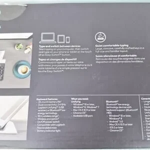 Logitech K780 Multi-Device Bluetooth Keyboard Broken Back Battery Cover