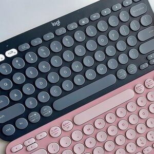 Logitech Pebble Keys 2 K380S Computer Keyboard Graphite
