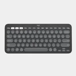 Logitech Pebble Keys 2 K380S Computer Keyboard Graphite