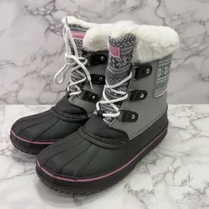 LONDON FOG Girls Toddler Cold Weather Snow Boot Size 5 NEW #M109