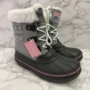 LONDON FOG Girls Toddler Cold Weather Snow Boot Size 5 NEW #M109