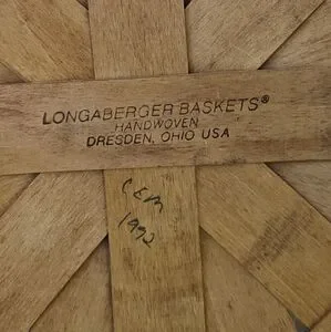 Longaberger 1992 American Cookie Basket