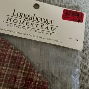 Longaberger 2007 MD Woven Memories Basket Liner
